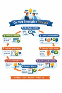 The conflict resolution process