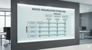 Matrix organization chart